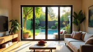3-Panel Glass Doors